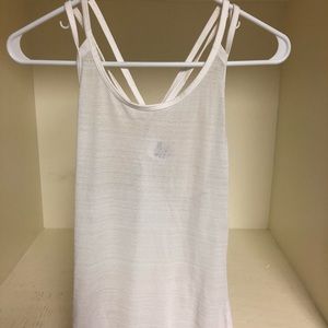 White Workout Tank Top